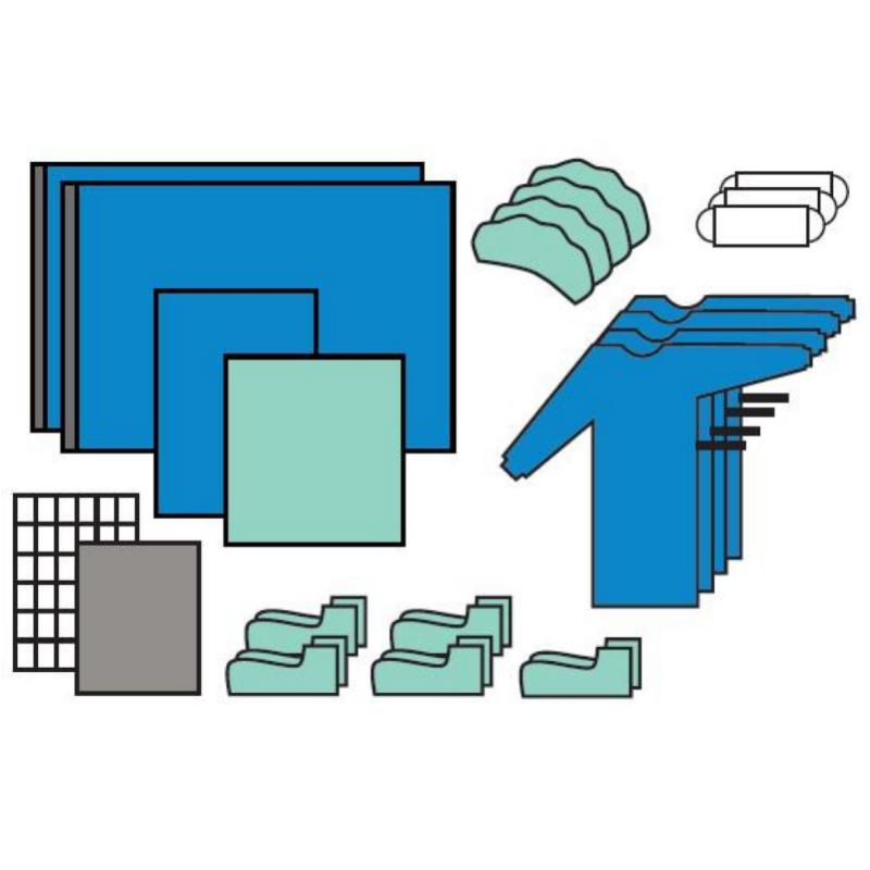 Комплект для операцій онкомамологія, стерильний, одноразового використання,ТМ «АХІЛЛ»